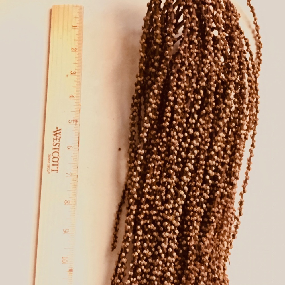 Natural dried  botanicals, 30 piece basket, weaving supplies